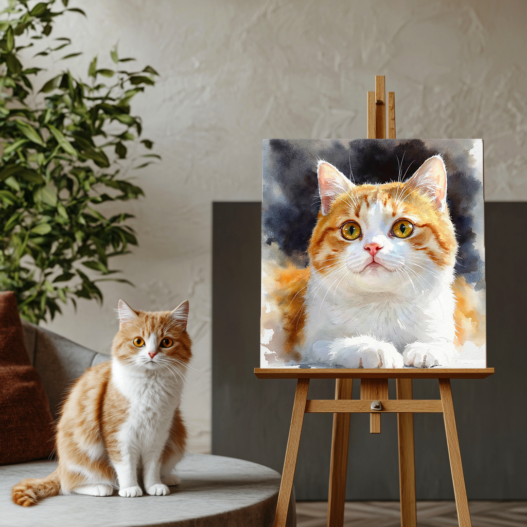 Watercolor Painting Canvas