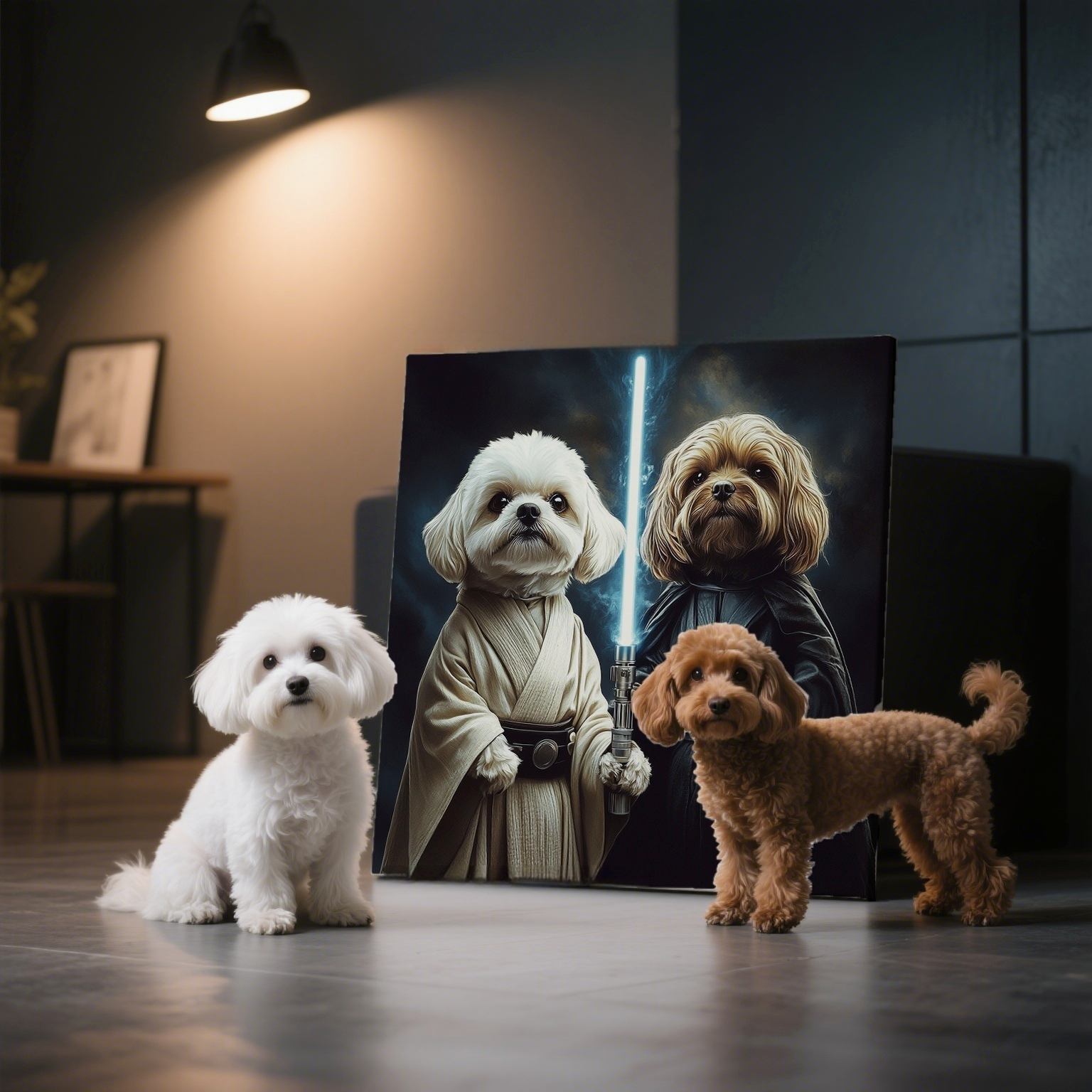 "The Knight"Pet Canvas
