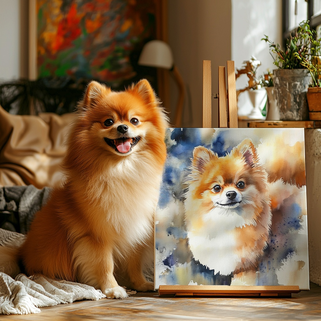 Watercolor Painting Canvas