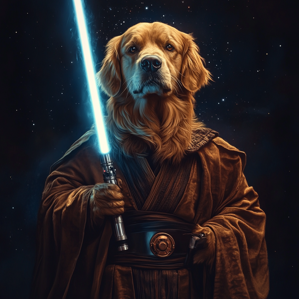 "The Knight"Pet Canvas