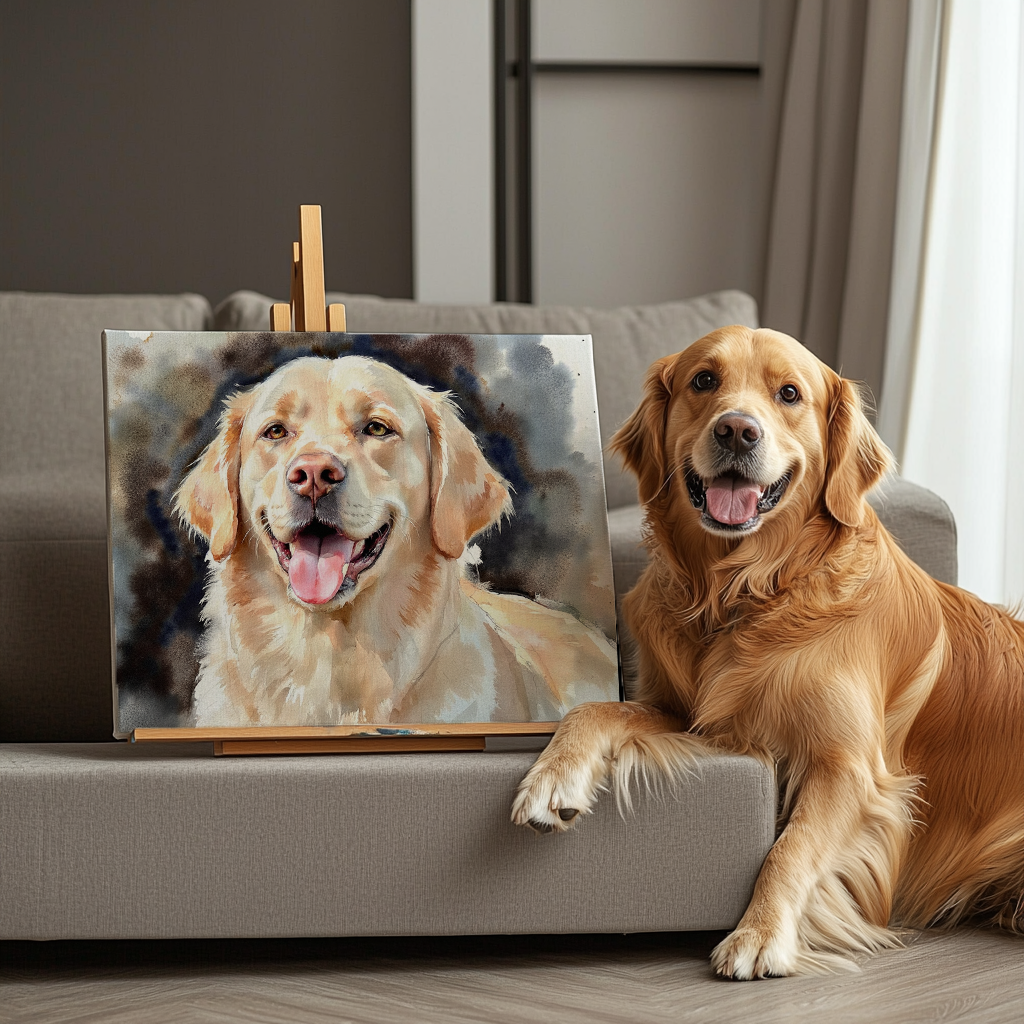 Watercolor Painting Canvas