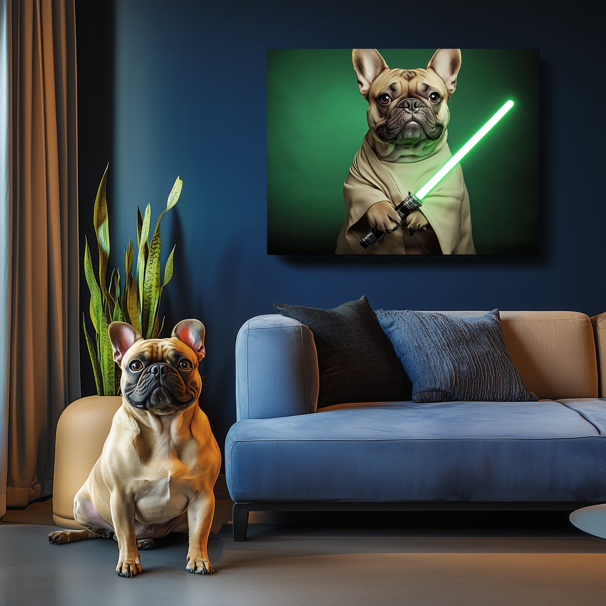 "The Knight"Pet Canvas