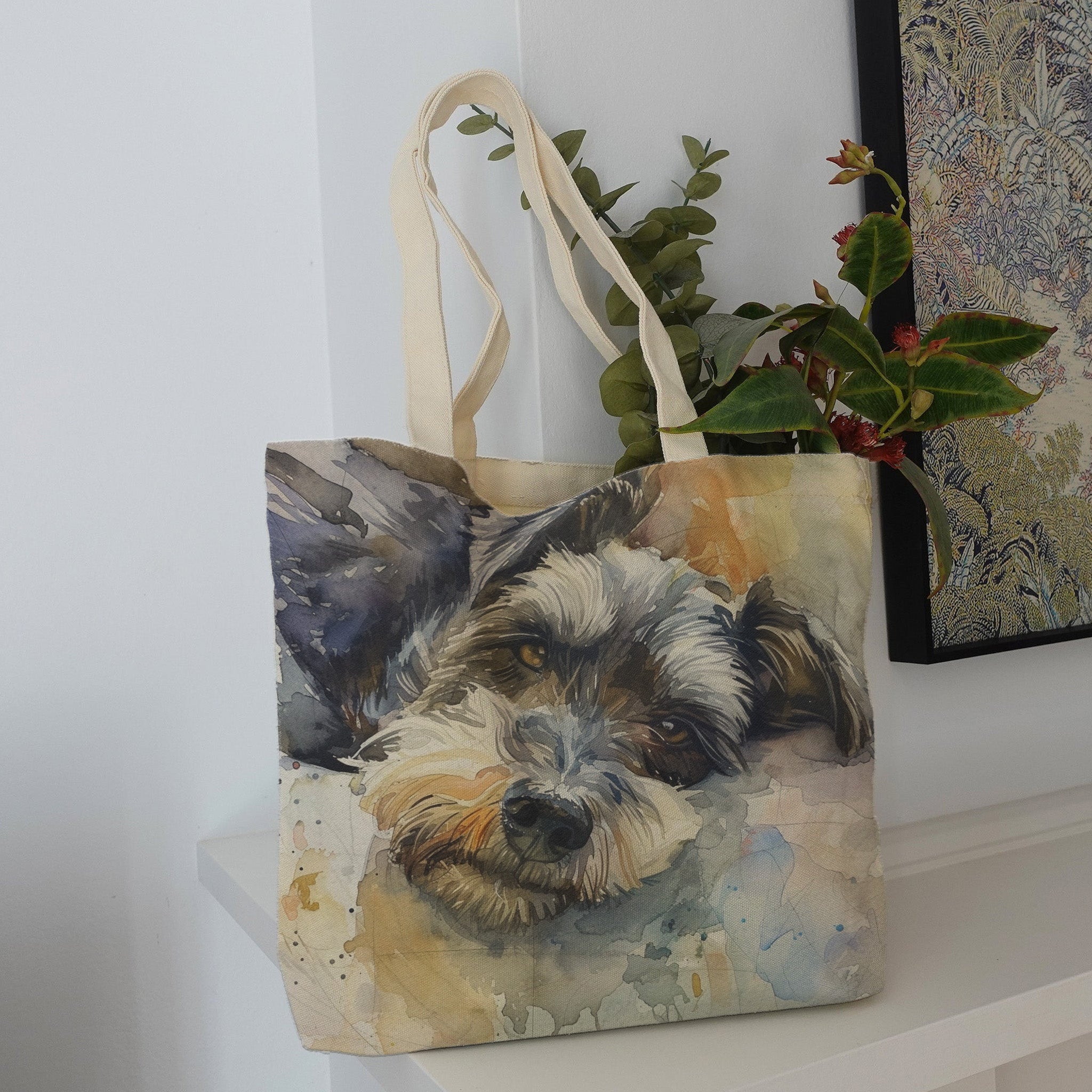 Watercolor Painting Tote Bag