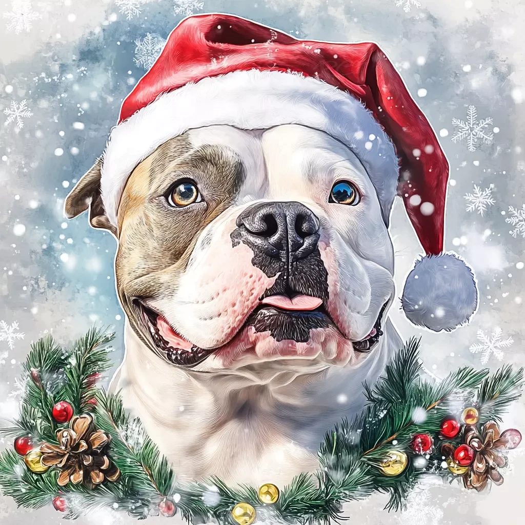 Christmas Series Canvas "Christmas Holly"